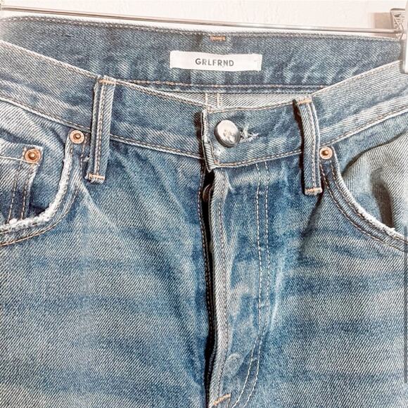 GRLFRND Helena High Rise Straight Leg Jeans Last Dance Wash 24 - Picture 6 of 9